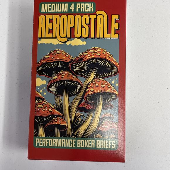 Men’s Medium New In Box Aeropostale Performance Boxer Briefs 4 Pack - Picture 3 of 4